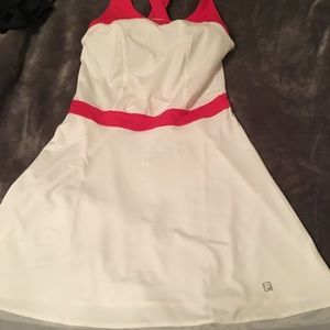 XS White/pink tennis dress